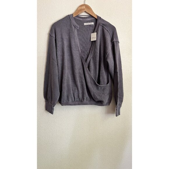 Free People, Anyway Tee- Misty Plum, Size Small. New. - Picture 2 of 7